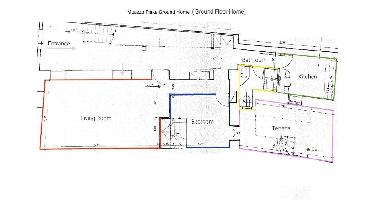 אתונה Muazzo Plaka Homes, Upper Home With Balcony & Ground Home No Balcony, By Thinkvilla מראה חיצוני תמונה